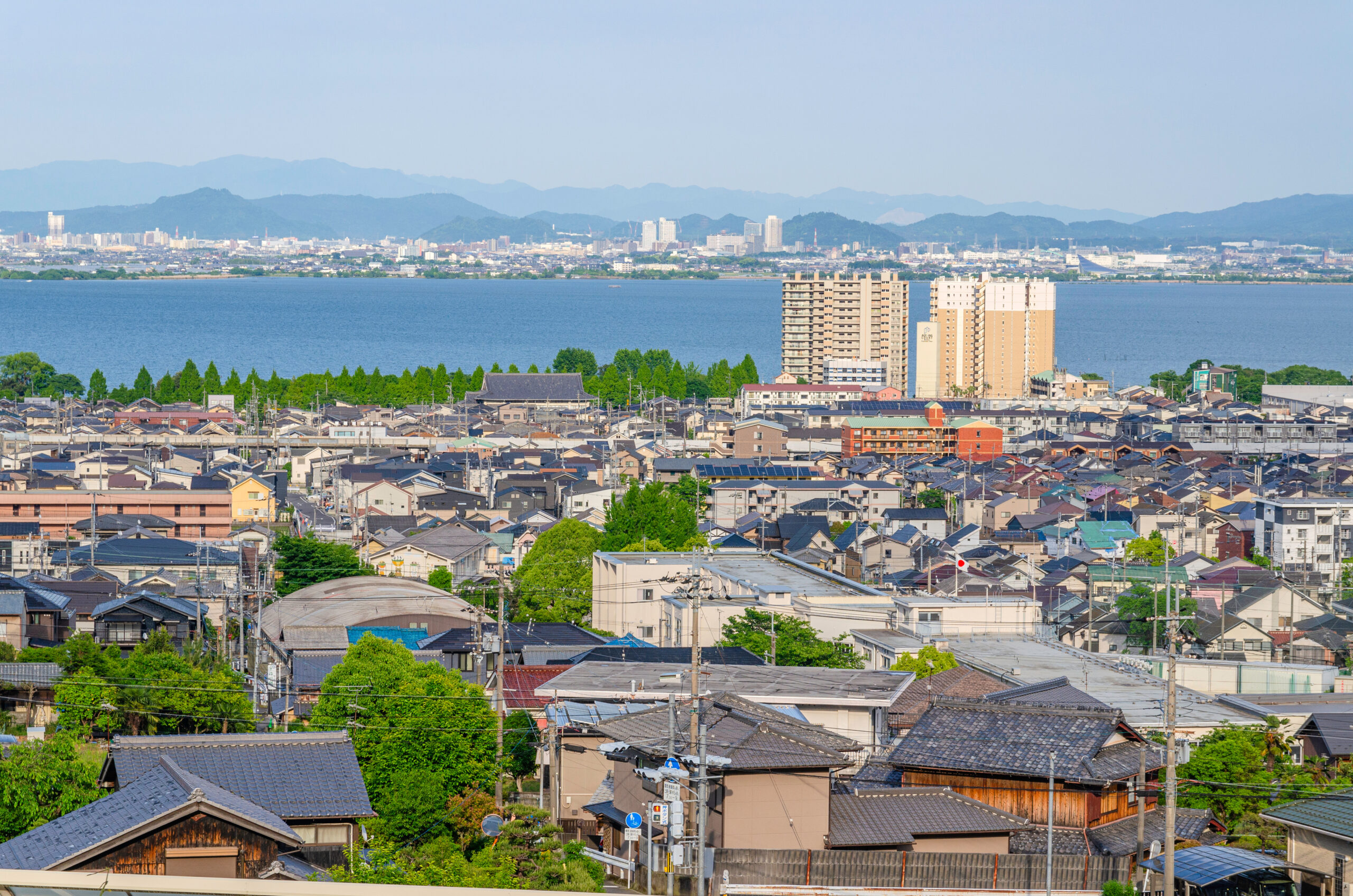 大津市の都市風景